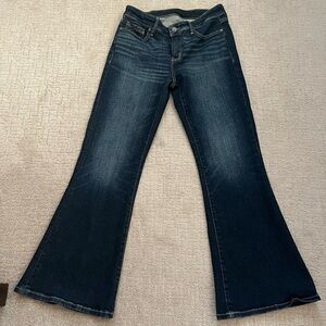 Women’s Buckle Black Dark Wash Flare 27x30, Fit # 53 Jeans